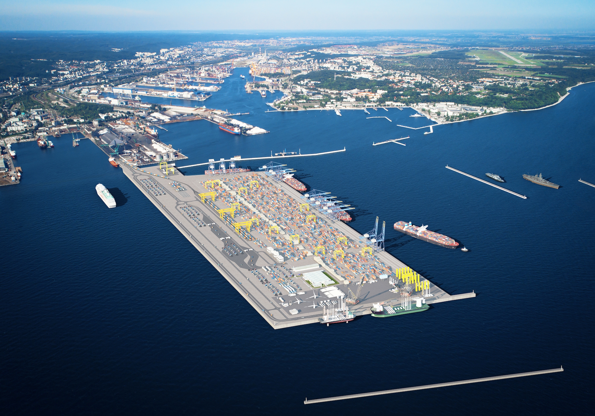The whole world eyes set on the Port of Gdynia – offers opened for a private partner for the Outer Port investment - MarinePoland.com
