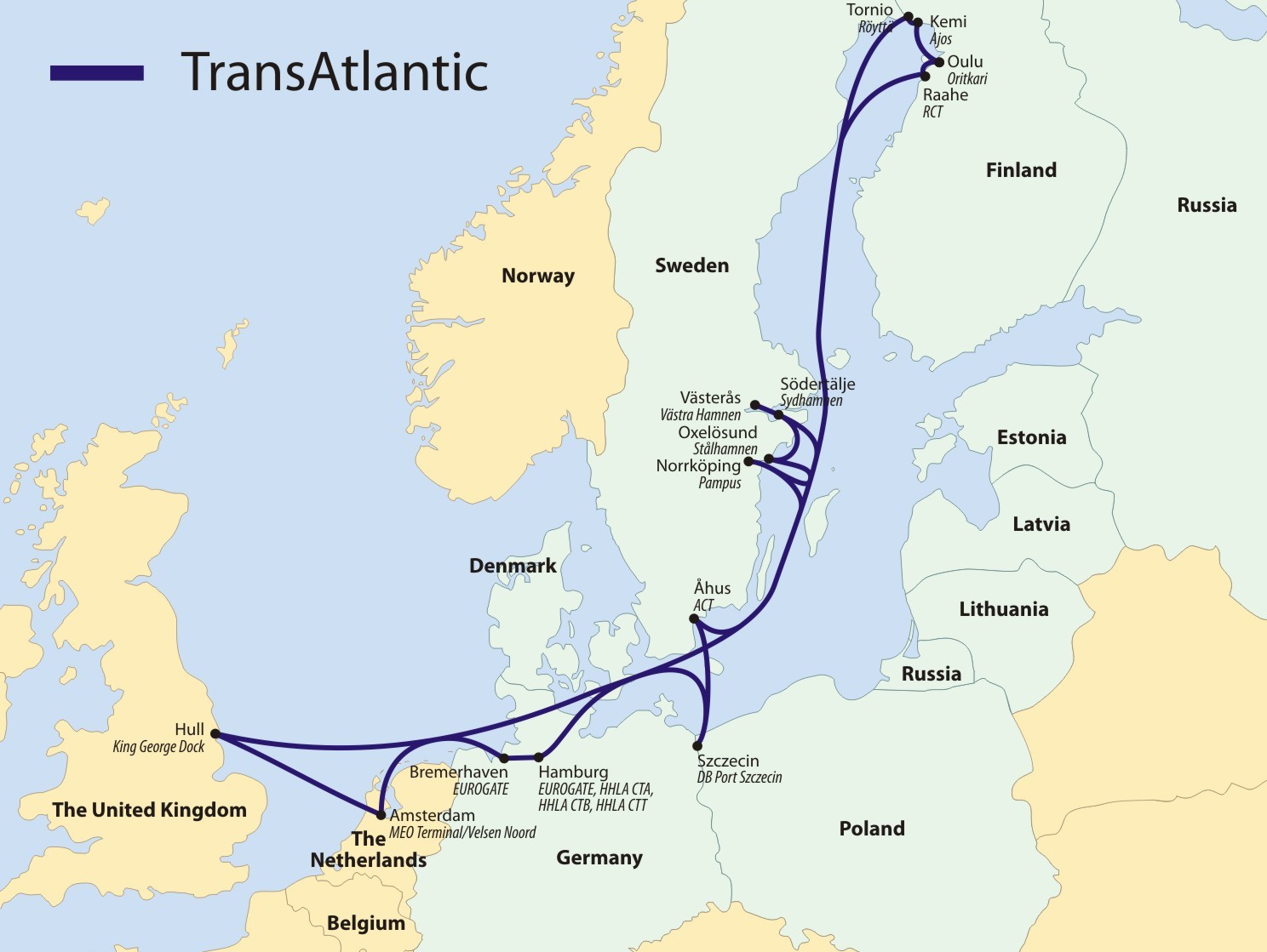 TransAtlantic adds Szczecin to its lo-lo network - MarinePoland.com