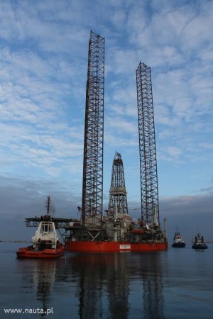 Second Lotos\' drilling rig in Nauta - MarinePoland.com