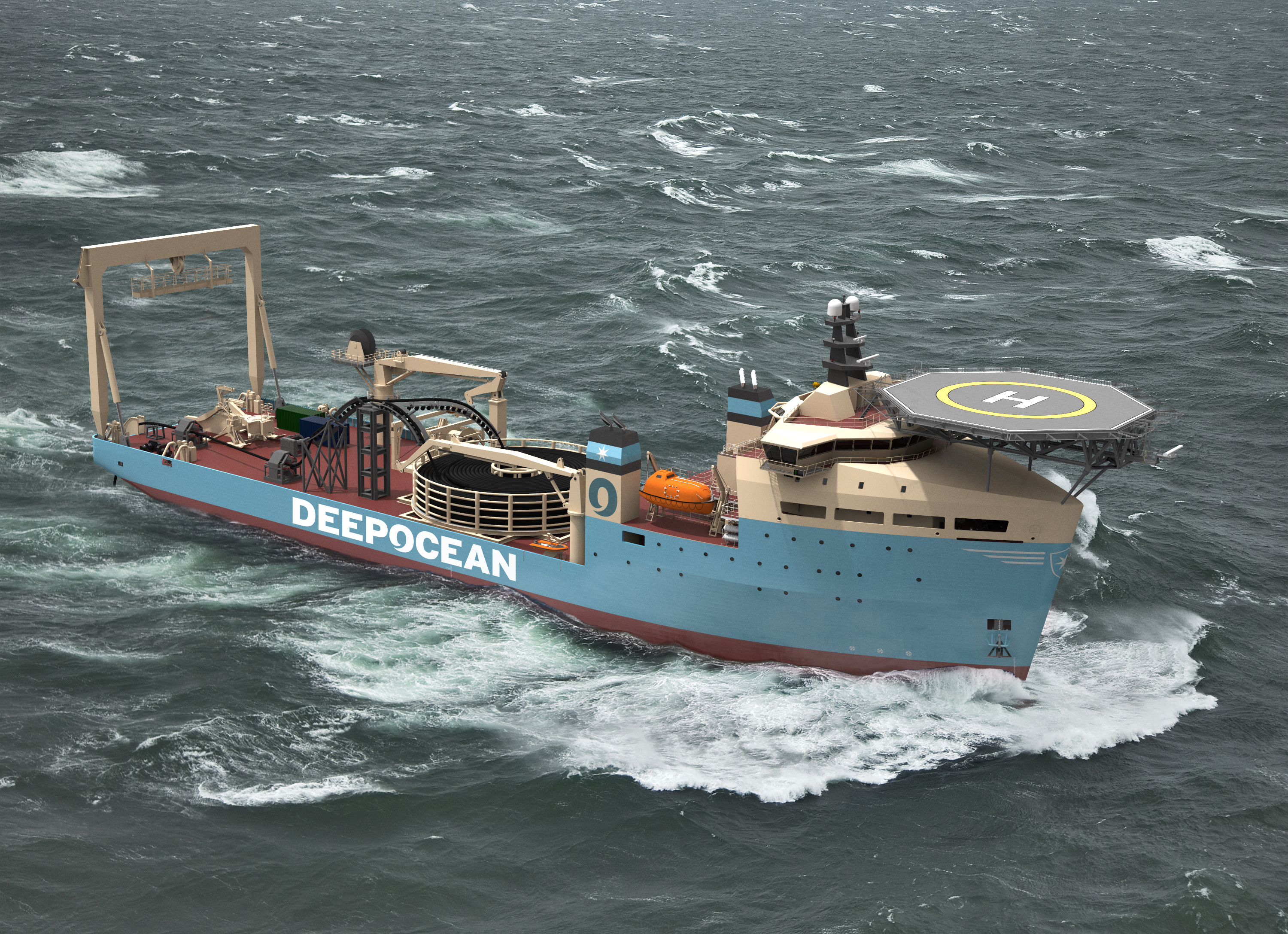 Keel laying ceremony Maersk Supply Service subsea support vessel - MarinePoland.com