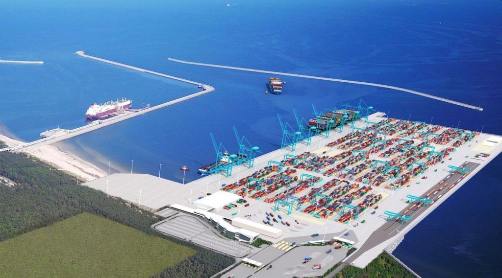 Container Terminal in the Port of Świnoujście with a location decision - MarinePoland.com