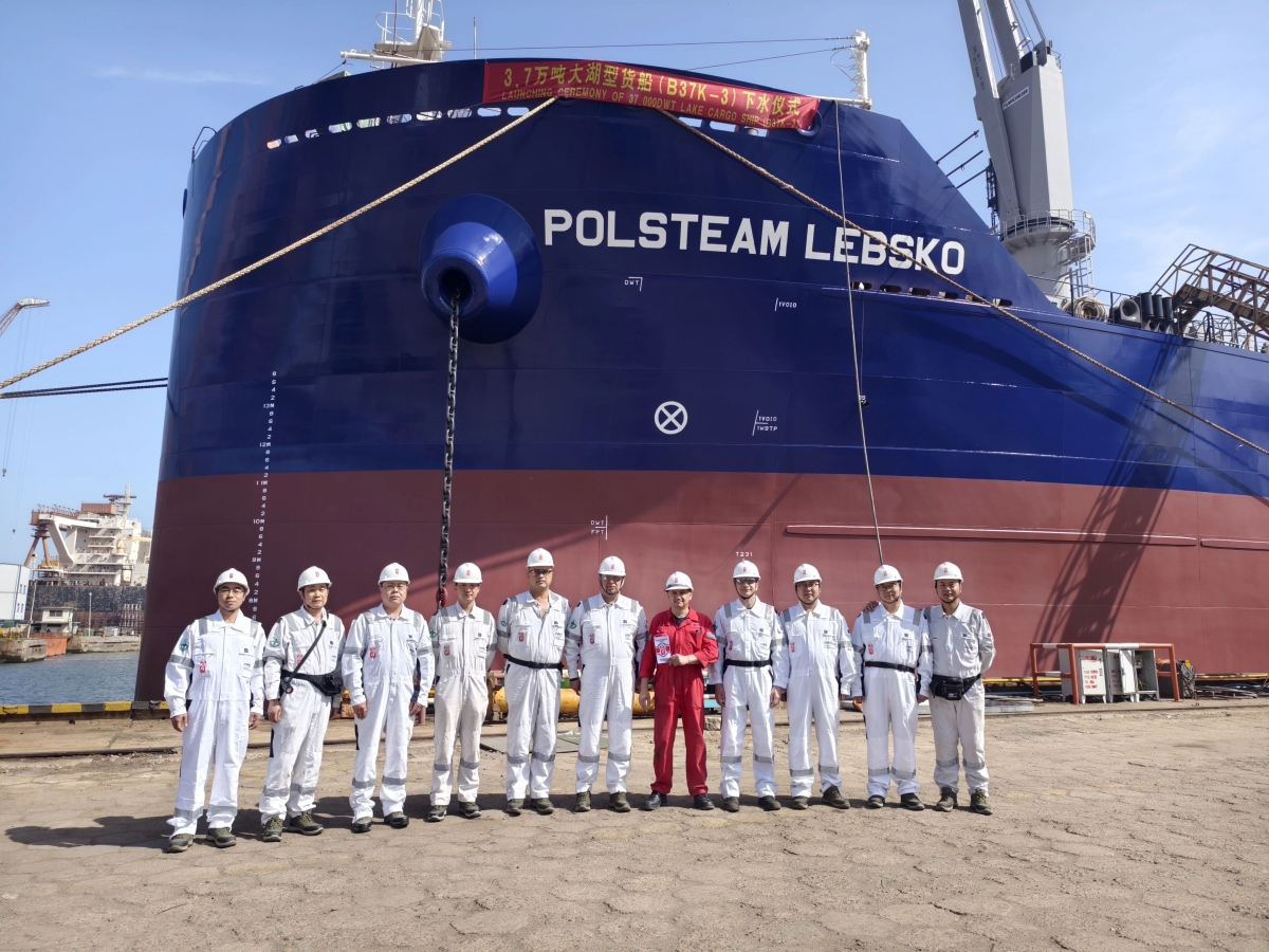 Polsteam Łebsko launched - MarinePoland.com