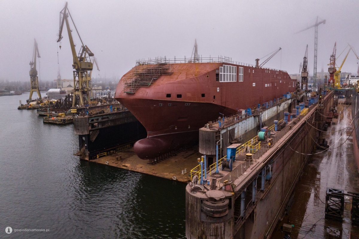 Second Polish Ro-Pax launched at the Remontowa shipyard - MarinePoland.com